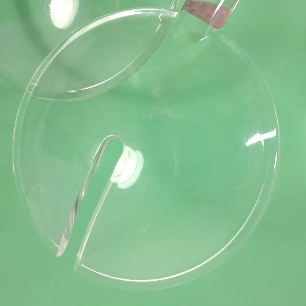 Lucite Acrylic Salad Serving‎ Fork & Spoon Set clear Acrylic Modern Utensils MCM